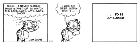 Students in the Star Sleeper Contest will determine the final panel of this Garfield comic.