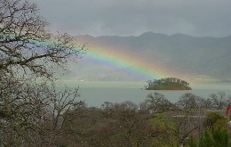 interactive image:  Reclamation and Pleasure Cove Marina LLC Sign Long-term Concession Contract at Lake Berryessa; click for larger photo