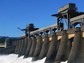 Photo of a dam illustrating hydropower.