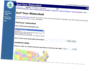 Screen shot - Surf Your Watershed
