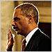 Eric Holder Jr., President-elect Barack Obama's choice for Attorney General, at his confirmation hearing on Thursday.