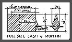 Detail from measured drawing of details of a sod house