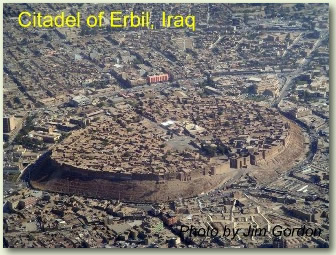 A picture of the Citadel of Erbil, Iraq. Image by Jim Gordon.