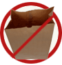 say no to paper bags