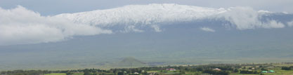 Snow on Mauna Kea