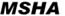 MSHA logo