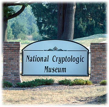 Picture of the National Cryptologic Museum Sign at the entrance of the museum