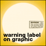Warning Label on Graphic