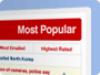 Most Popular widget