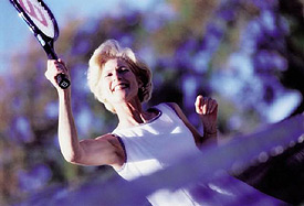 photo of woman playing tennis