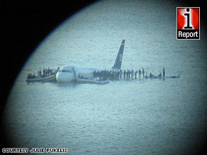 The plane entered the water Thursday afternoon after a failed takeoff, the FAA says.