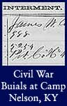 Civil War Soldiers (Death and Interment at Camp Nelson, Kentucky)