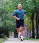 Photo of man jogging