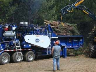 Woody biomass harvest demonstration for project BurnUP