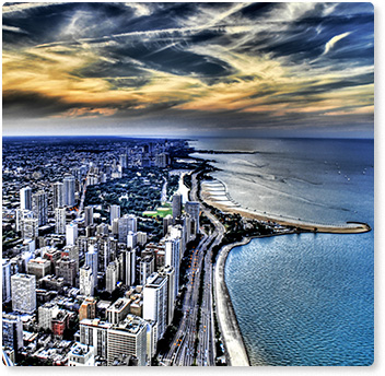 [PHOTOGRAPH] Absolutely stunning photo of Chicago from very high up [© Trey Ratcliff, licensed Creative Commons Attribution-Noncommercial 2.0 Generic]