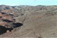 Aerial Photo of the Surface Rupture: No description. (CA, USA)