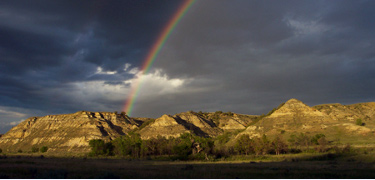 Theodore Roosevelt National Park after a rain