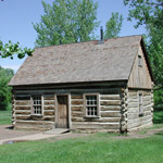 The Maltese Cross Cabin located in the South Unit