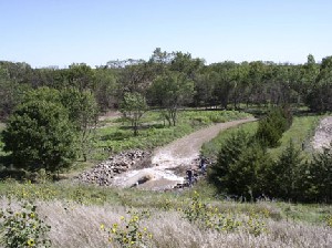 Photo of Upper Salt Creek Site 16 principal spillway outlet