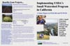 Implementing USDA's Small Watershed Program in California Brochure Page 1