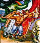 David Alfaro Siqueiros, For the Complete Safety of all Mexicans at Work (detail), 1952-4