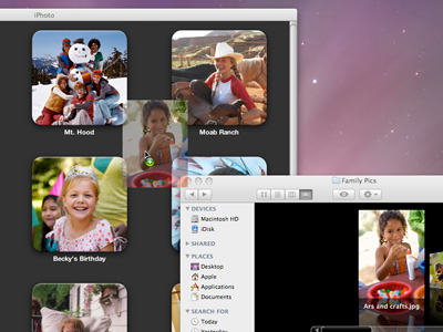 Adding Other Photos to iPhoto Library