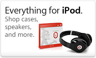 Everything for iPod. Shop cases, speakers, and more.