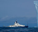 Photo of R/V Reville on an expedition to Antarctica