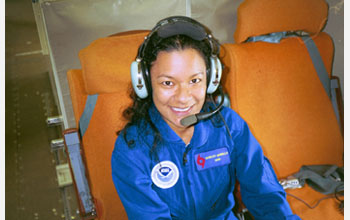Photo of NOAA hurricane research meteorologist Shirley Murillo