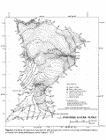 10-m contour map of Wolverine Glacier (Click for enlargement, 105 Kbytes)