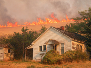 photo of a wildfire - Wildfires have greatly impacted Asotin, Garfield, and Columbia Counties in the last few years.