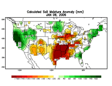 Soil moisture thumbnail map