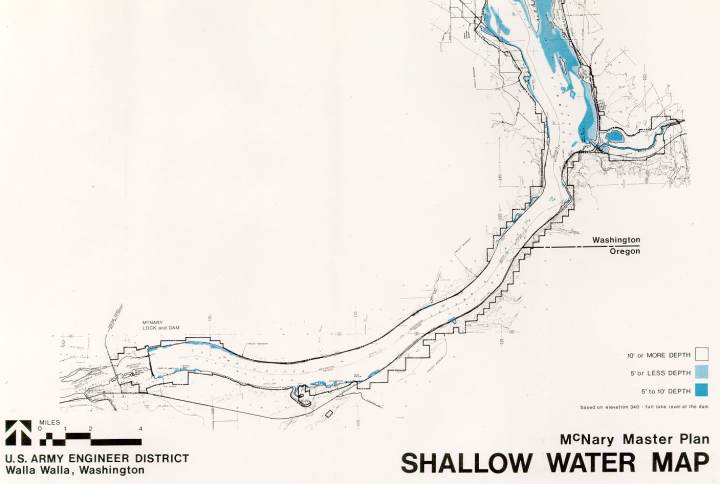 Shallow water map, sheet 1