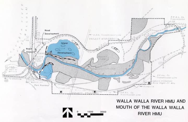 Walla Walla River HMU and Mouth of the Walla Walla River HMU