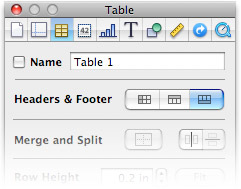 Adding a Footer Row to a Table