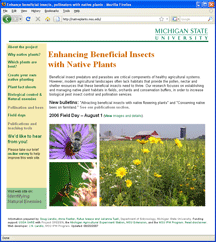MSU Native Plants web site.