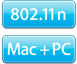 802.11n and Mac+PC