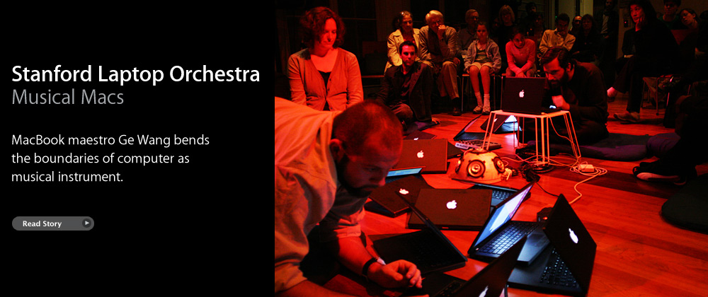 Stanford Laptop Orchestra (SLOrk): Musical Macs