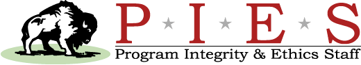 Program Integrity and Ethics Staff (P I E S) logo