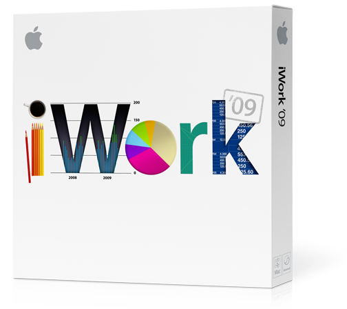 Retail package for iWork ’09 software