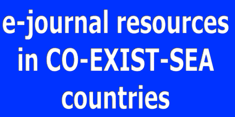 e-journal resources in CO-EXIST-SEA Countries