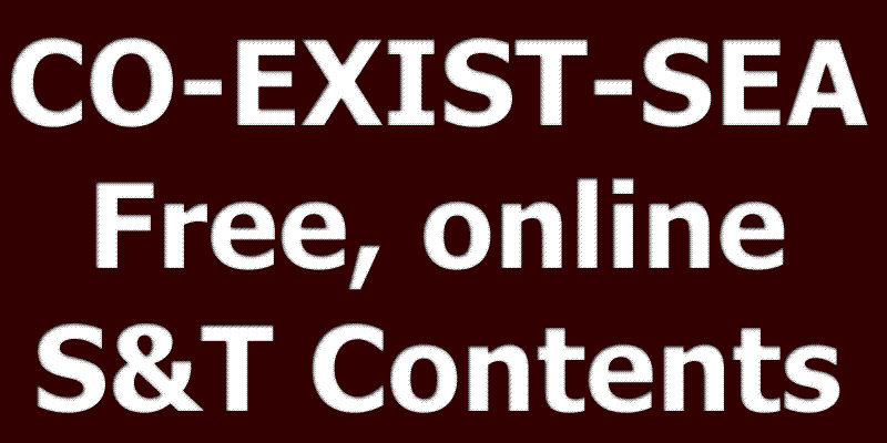 Free, online S&T contents in CO-EXIST-SEA Countries