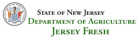 State of New Jersey - Department of Agriculture - Jersey Fresh header