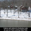 Cabins call visitors to Kentucky Lake all year at Paris Landing State Park