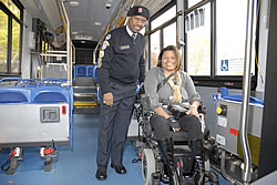 Metro assistance for persons with disabilities