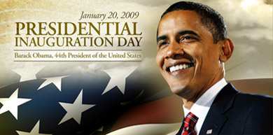 Click here for travel and ticket information for the January 20, 2009, Presidental Inauguration Day - Barack Obama, 44th President of the United States