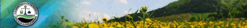 Picture of dandelions on a reclaimed mine site with OSM logo in left corner.