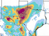 A computer model that incorporates NASA satellite data results in a more refined depiction of a dust storm