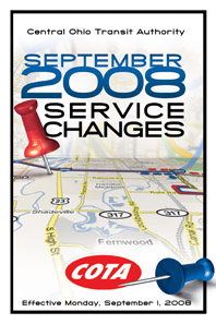 September Service Change Booklet