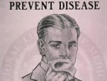 By educating people on how influenza could spread, public health officials hoped to help people avoid it. [Credit: National Library of Medicine]